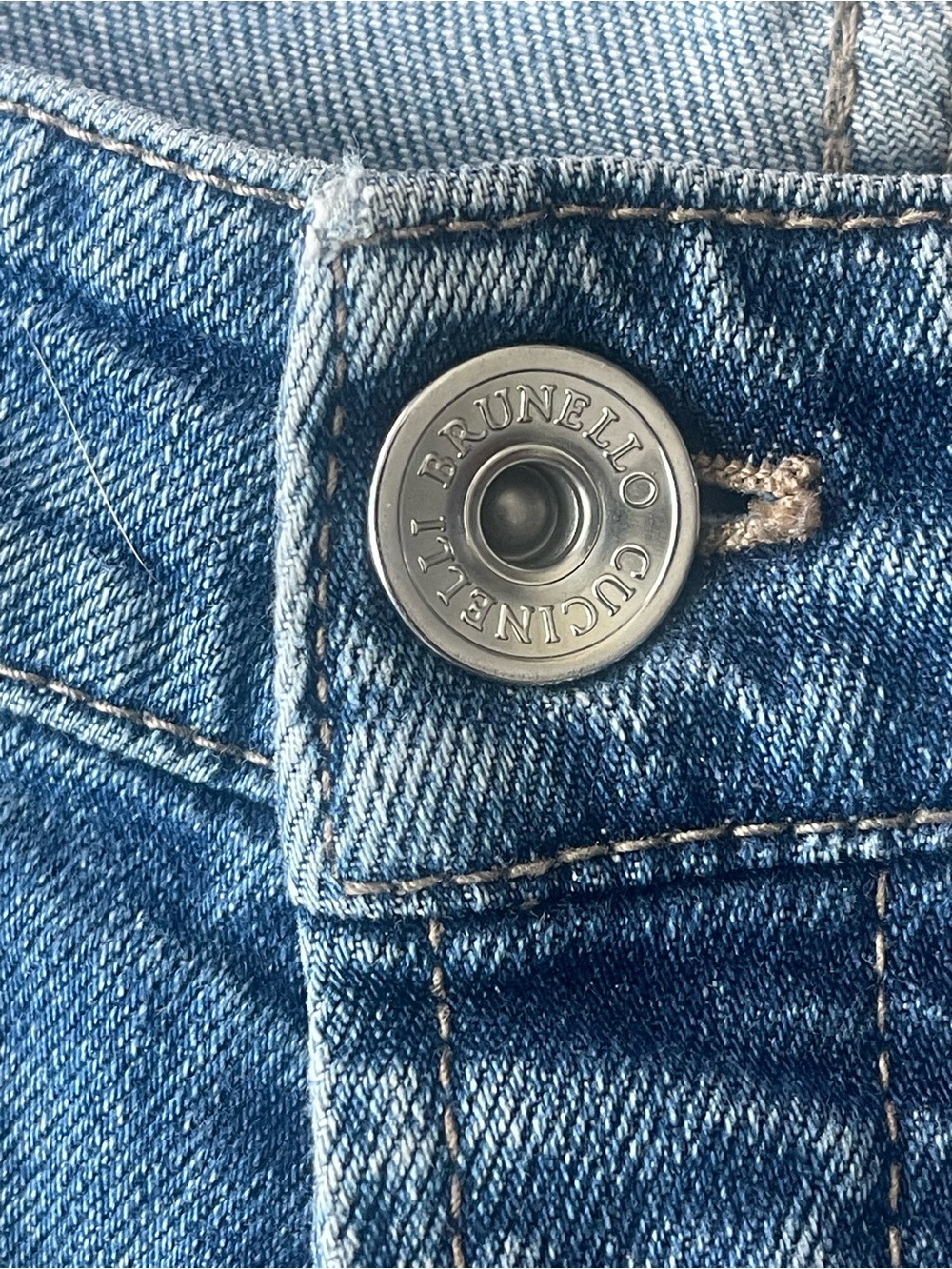 Brunello Cucinelli Skinny Fit Jeans IT 46 Made In Italy Button Fly Stretch Denim - Picture 7 of 15